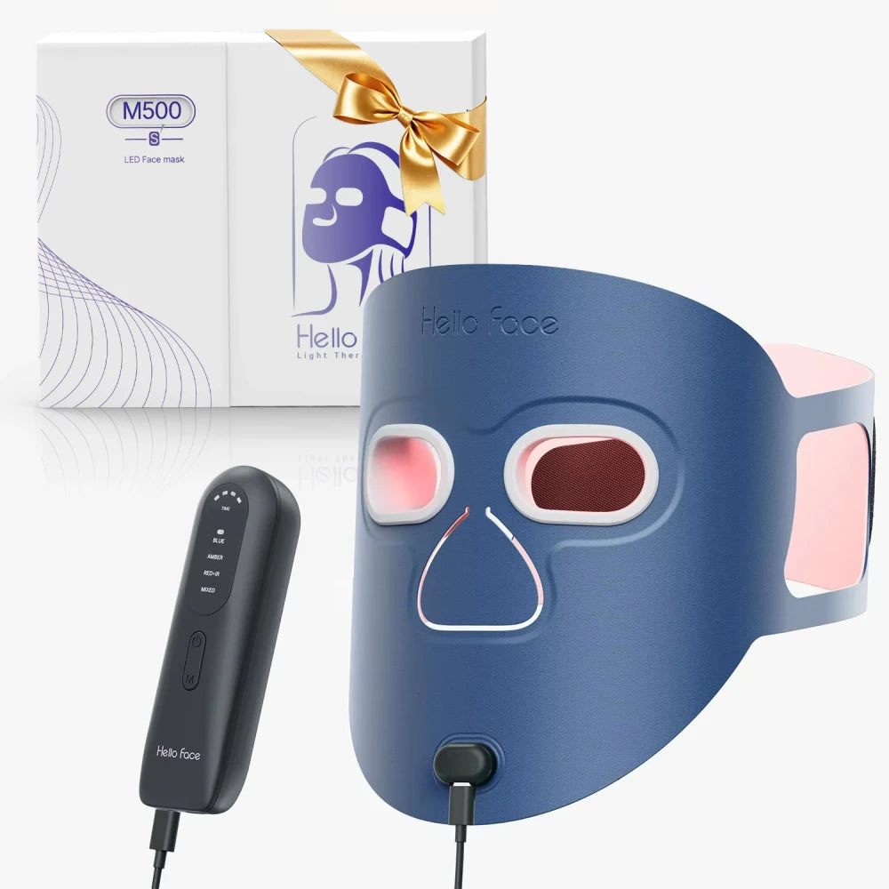 Wireless Red Light Therapy Facial Mask