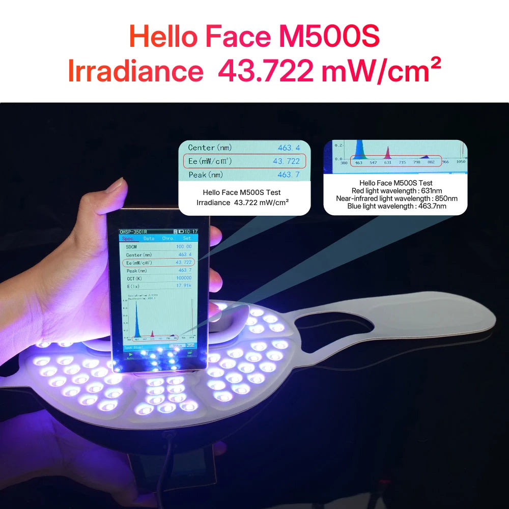 Wireless Red Light Therapy Facial Mask